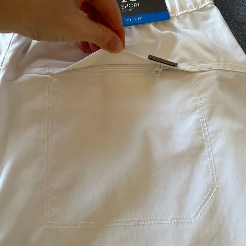 NWT Columbia Longer Days White 6” Shorts Size 10